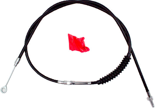 MOTION PRO Black Vinyl Clutch Longitudinally Wound Control Cable for Harley Davidson FXLR Low Rider Custom