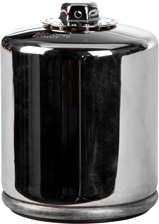 HardDrive PS171CNHD Chrome Oil Filter for Harley Davidson V-Twin Models