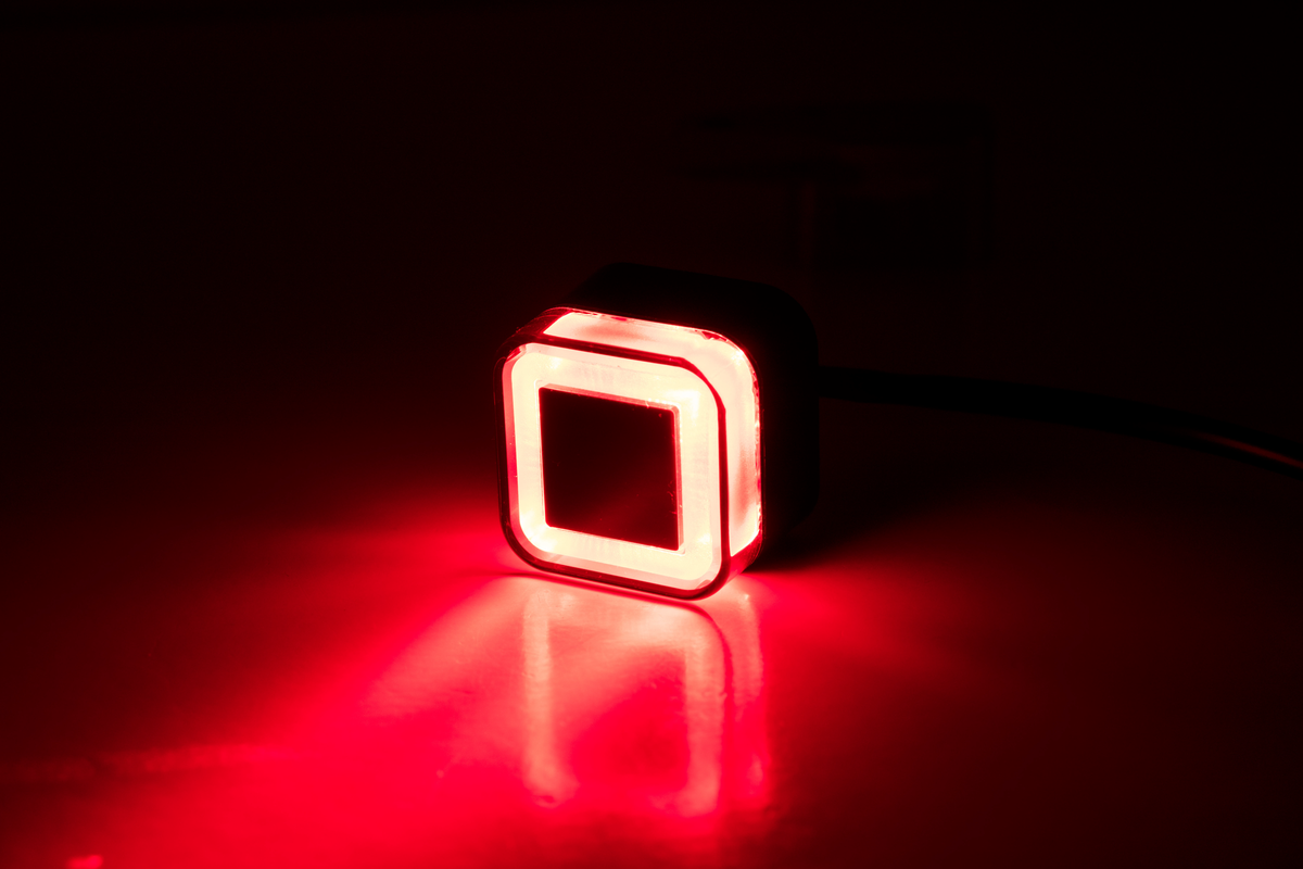 KOSO GT 07 LED Brake and Taillight with Red Lens for Motorcycles