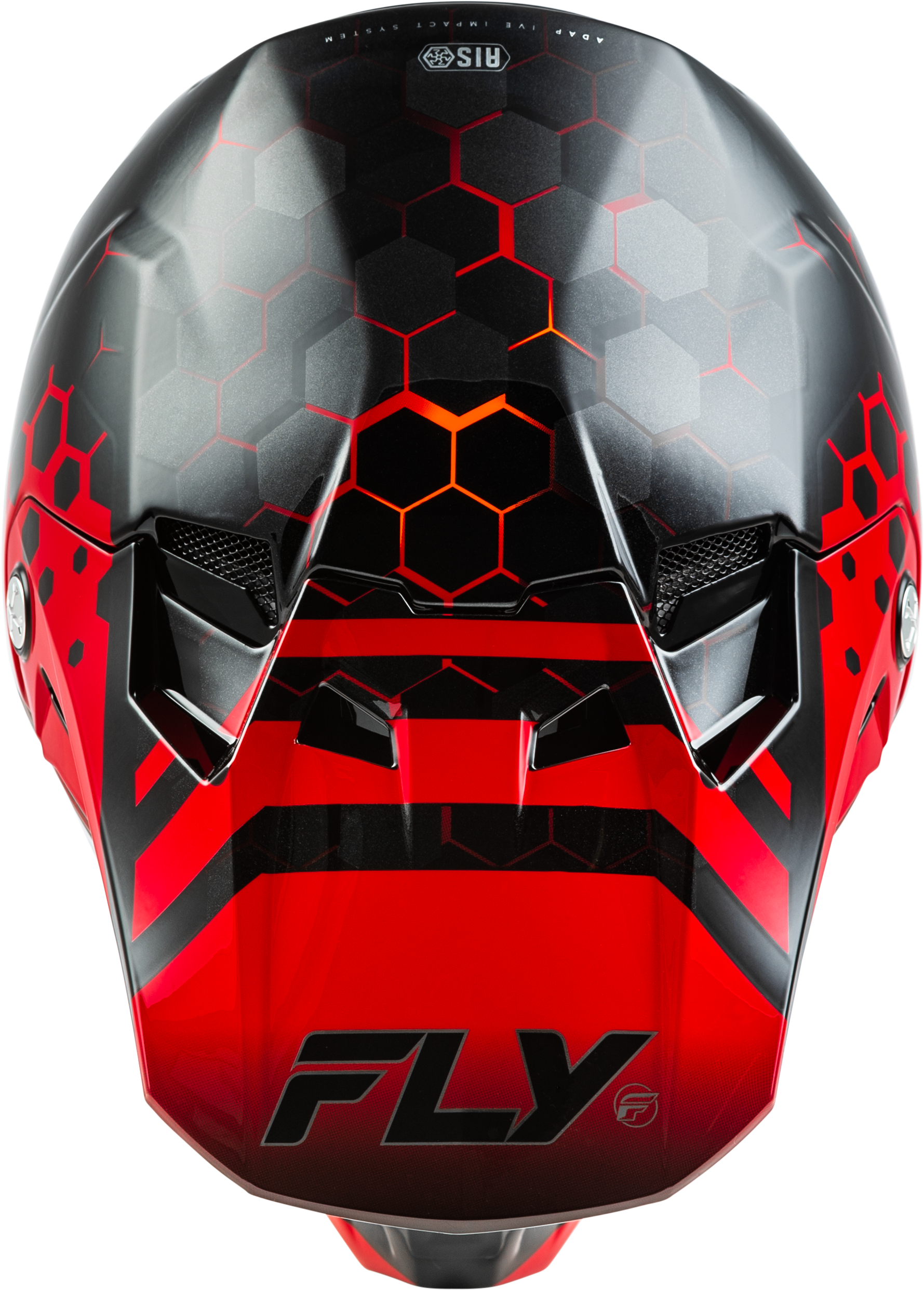 Fly Racing Formula CC Tektonic Helmet 2X-Large Black, Red & Orange for Offroad Riding