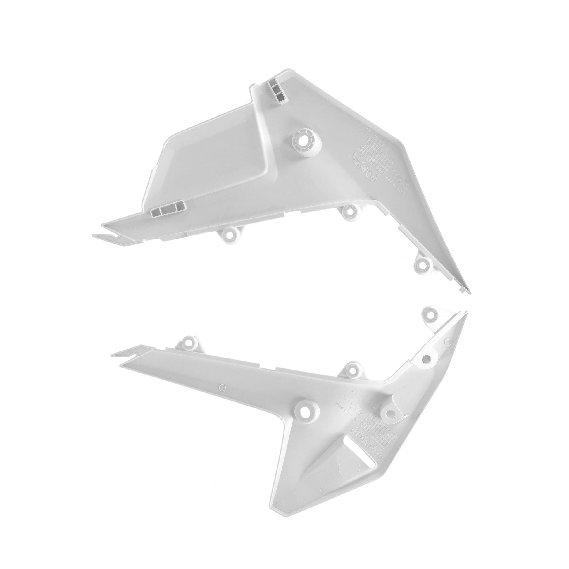 Acerbis CRF White Upper and Lower Side Panels for Offroad Motorcycles (Part 2986030002)
