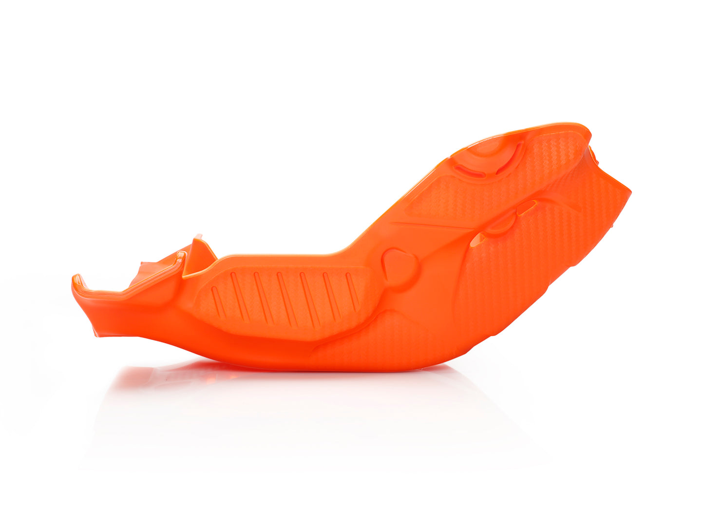 ACERBIS Skid Plate for KTM 350 & 250 Models - Orange/White Heavy Duty Plastic Guard