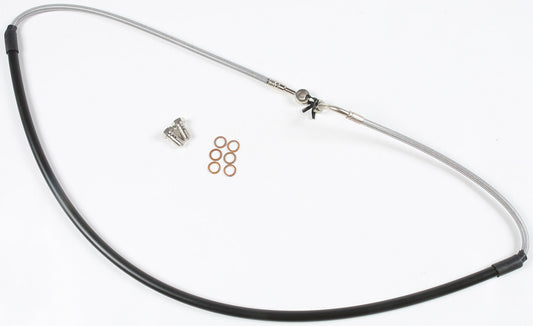 GBRAKES Steel Front Brake Line for Kawasaki Offroad Vehicles - FK003D187-1