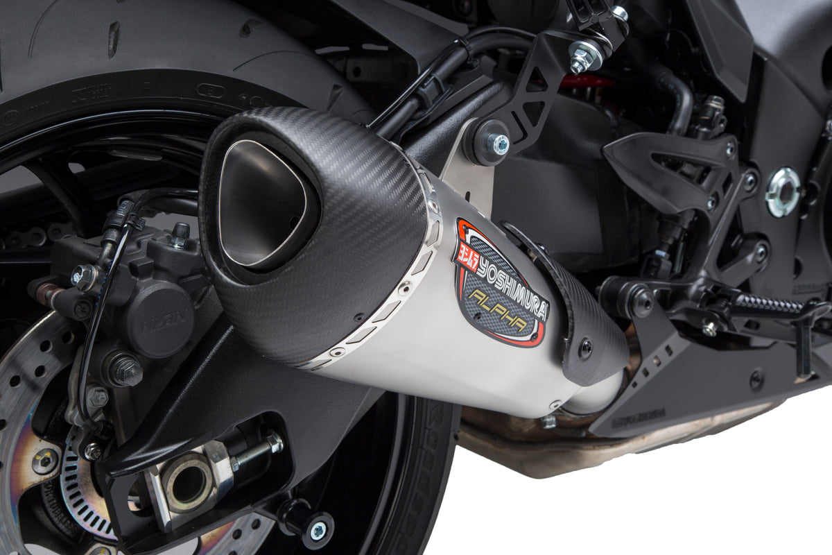 Yoshimura Alpha T Street Slip-On Exhaust for 2020 Suzuki GS1000S Katana