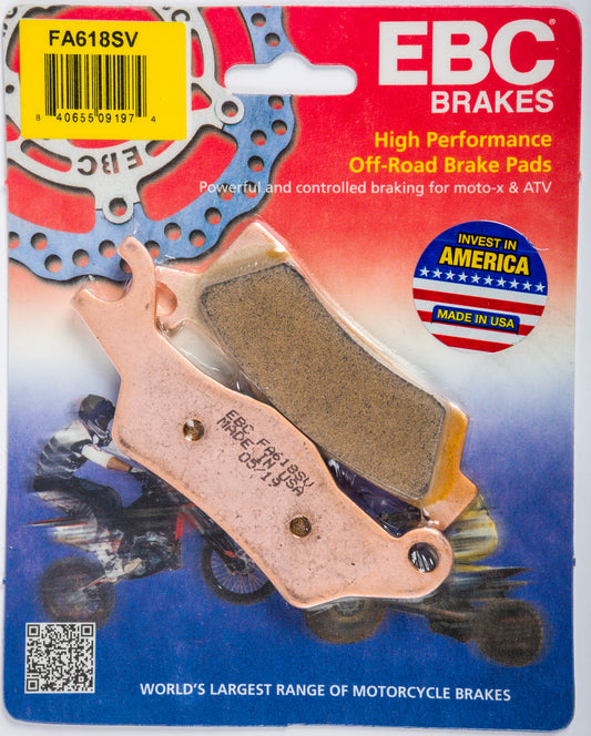 EBC Fa618sv Severe Duty Brake Pads for Can-Am Renegade 500, 800, 1000 XXC ATV/UTV