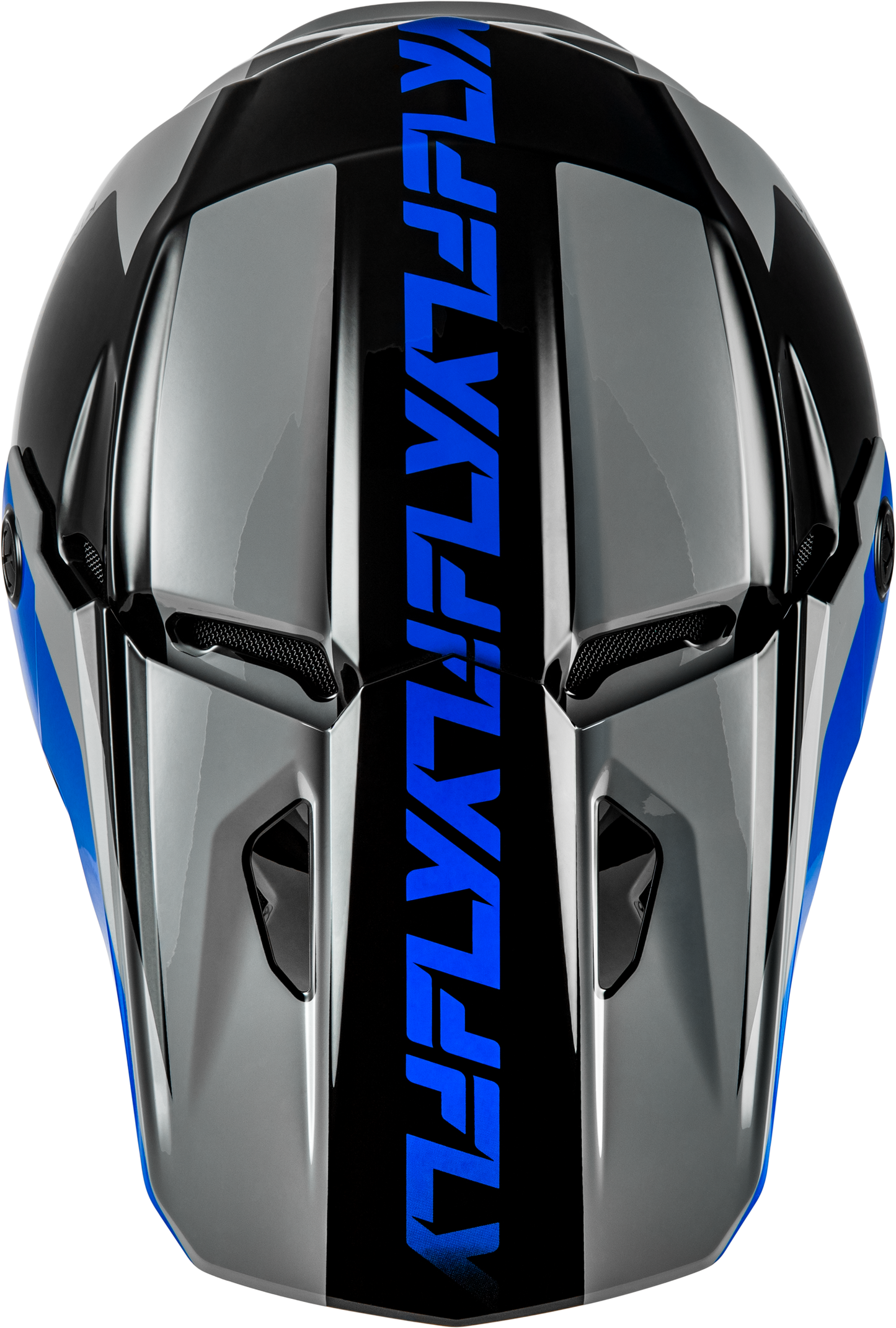 Fly Racing Kinetic Crest Helmet 2X-Large Grey/Black/Blue for Off-Road Motorcycling