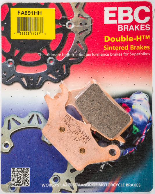 EBC FA691HH Double H Sintered Brake Pads for 2017 Kawasaki Z125 Pro