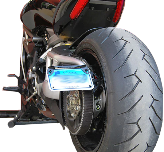 NEW RAGE CYCLES XD-SIDE Side Mount License Plate Frame for Ducati Diavel 1260