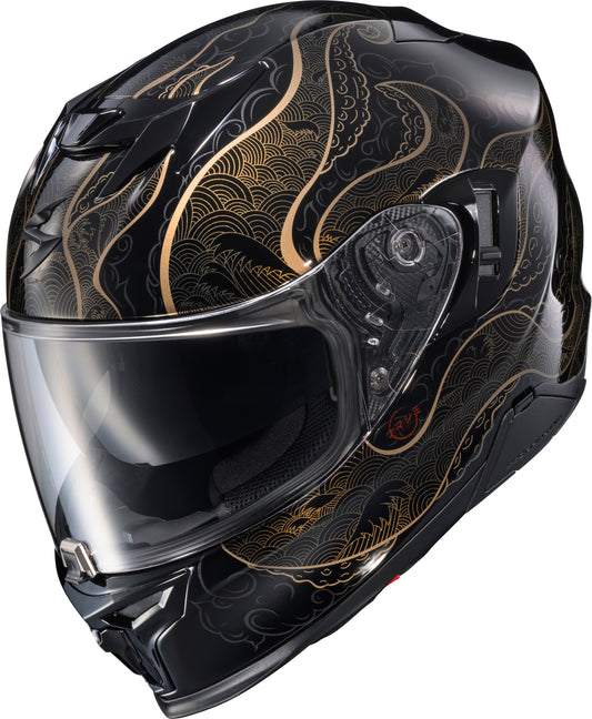 SCORPION EXO T520 Nama-Shimi Full-Face Helmet - X-Large Black and Gold