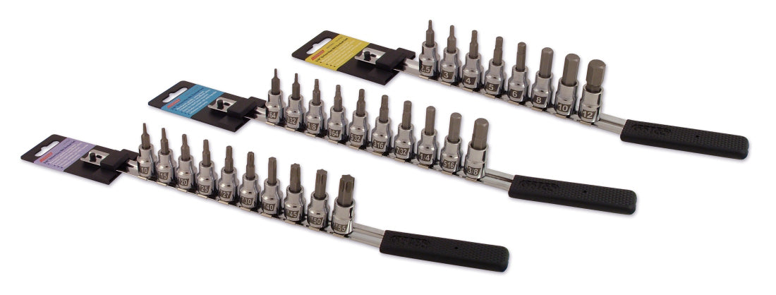 CRUZ TOOLS IN38HBS Socket Bit Set 10-Piece Hex and Torx for Powersports Vehicles