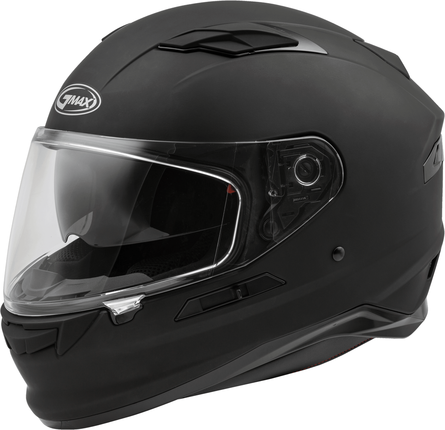 GMAX FF-98 Full Face Helmet Matte Black 2X-Large with Integrated LED Rear Light and Quick-Release Shield