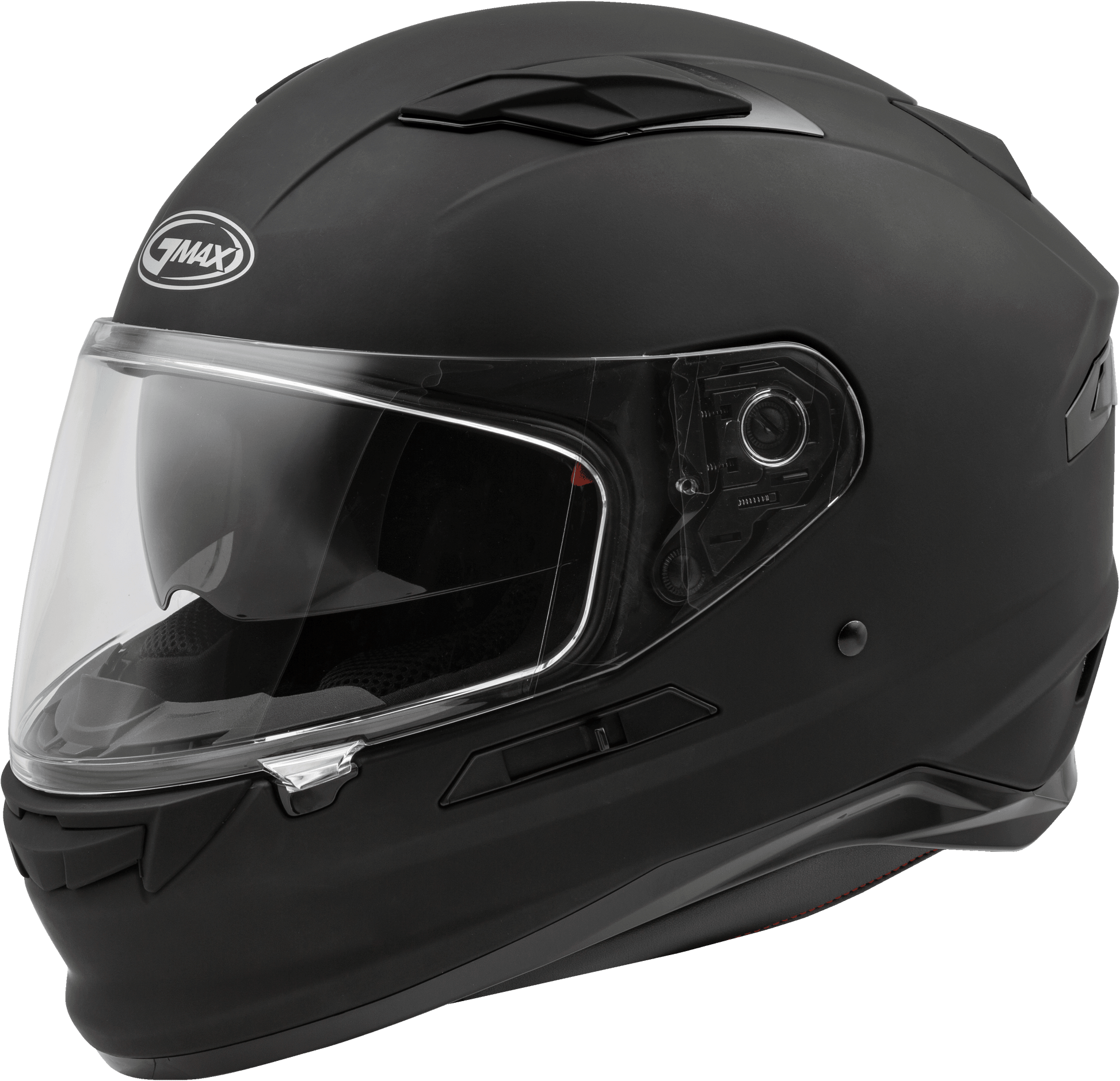 GMAX FF-98 Full Face Helmet Matte Black 2X-Large with Integrated LED Rear Light and Quick-Release Shield