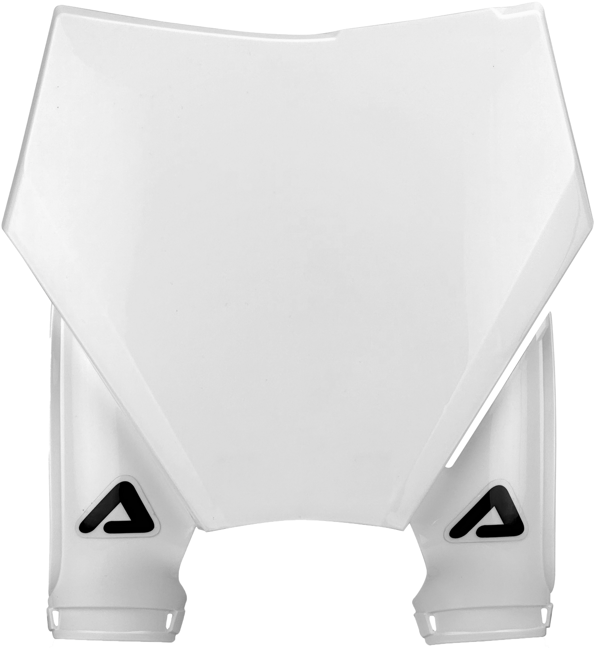 Acerbis Front Number Plate for KTM Offroad Models - White
