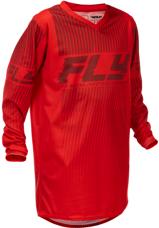 Fly Racing Youth F-16 Jersey in Red, Youth Medium – Offroad Performance Shirt