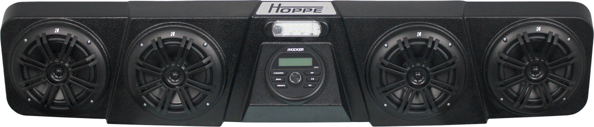 Hoppe Audio Mini Uforce 600 Marine Audio System with RGB LED Speakers and Bluetooth for CF-MOTO UFORCE 600