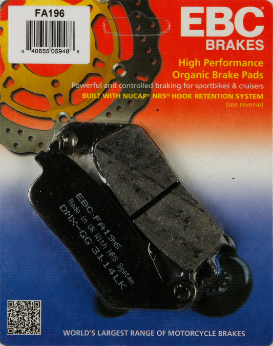 EBC FA196 Brake Pads for Triumph, Victory, and Indian Motorcycles