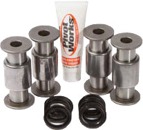 Pivot Works Upper A Arm Kit for ATV/UTV Suspension – Fits Arctic Cat 400 DVX, Kawasaki KFX 400, Suzuki Lt-Z400 QuadSport Z