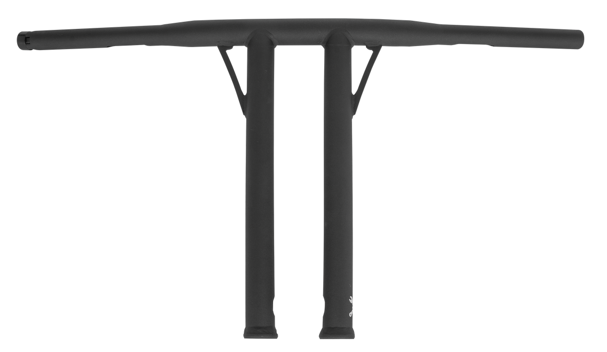 Burly Brand Folsom 14-Inch Matte Black Handlebars for Harley-Davidson V-Twin Bikes