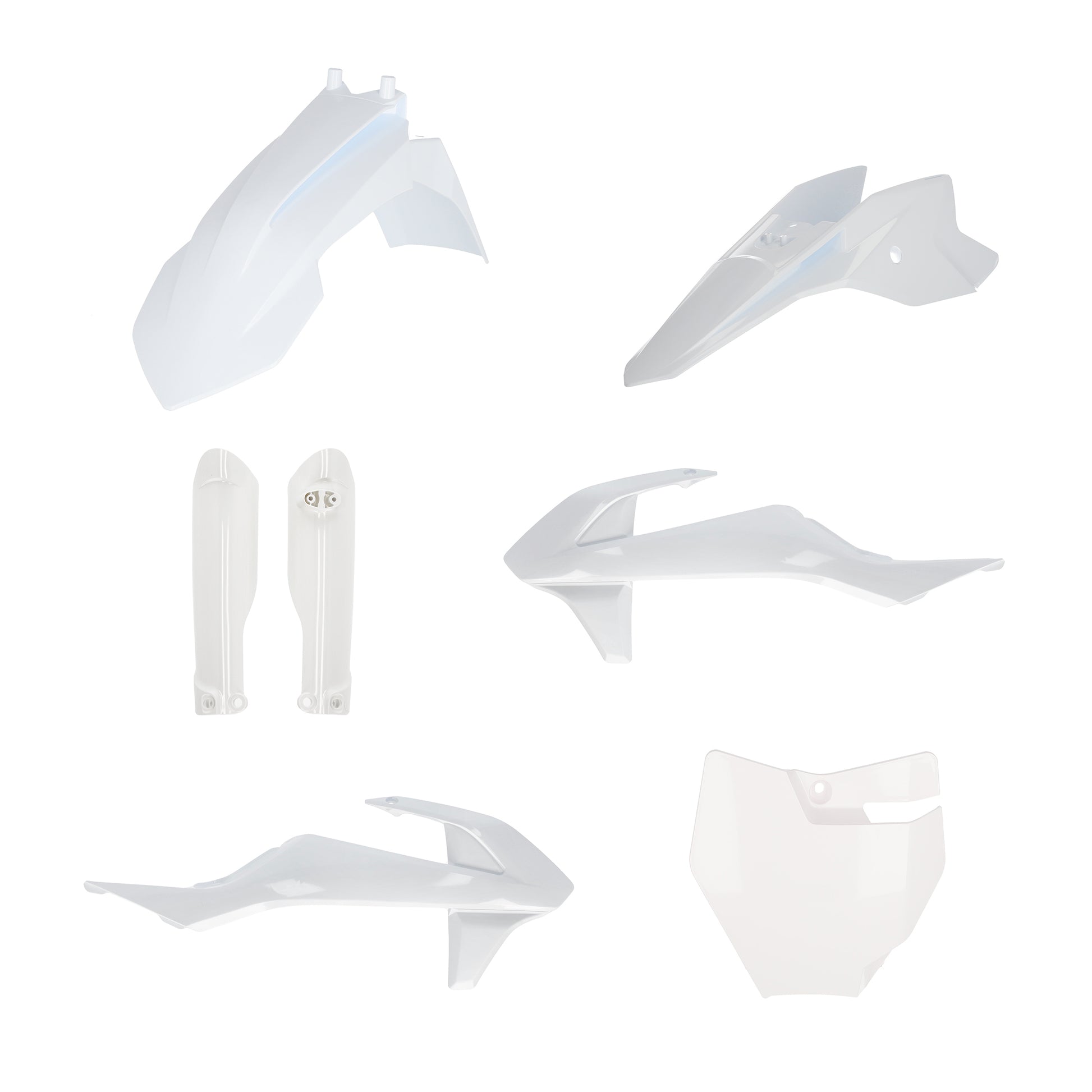 ACERBIS Full Plastic Kit for KTM 50 SX and Gas Gas MC 50 - White