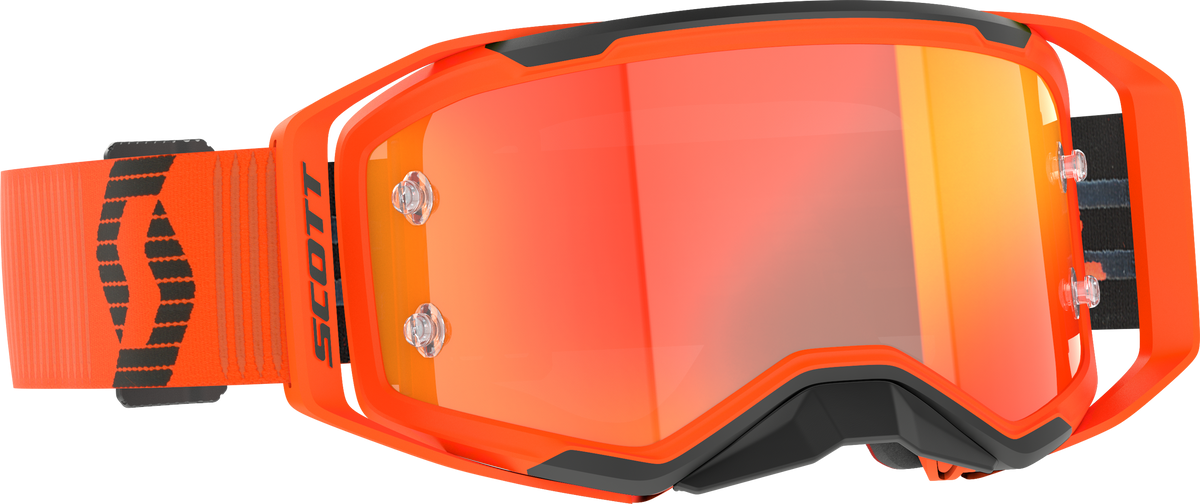 SCOTT Prospect 2.0 Offroad Goggles Orange/Black with Orange Chrome Lens