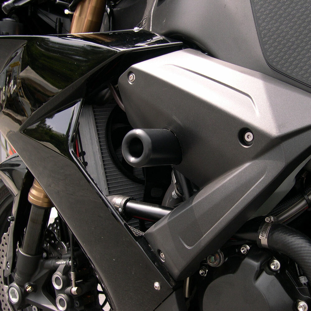 Shogun Motorsports Black Frame Sliders for Kawasaki Ninja ZX-10R (2008-2010) – Premium Body Protection