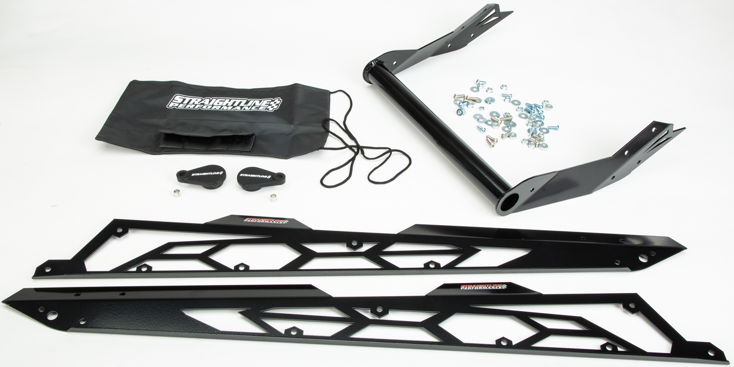 STRAIGHTLINE Hide 'N' Go Rear Bumper S D 165" Black for Ski-Doo Snowmobiles