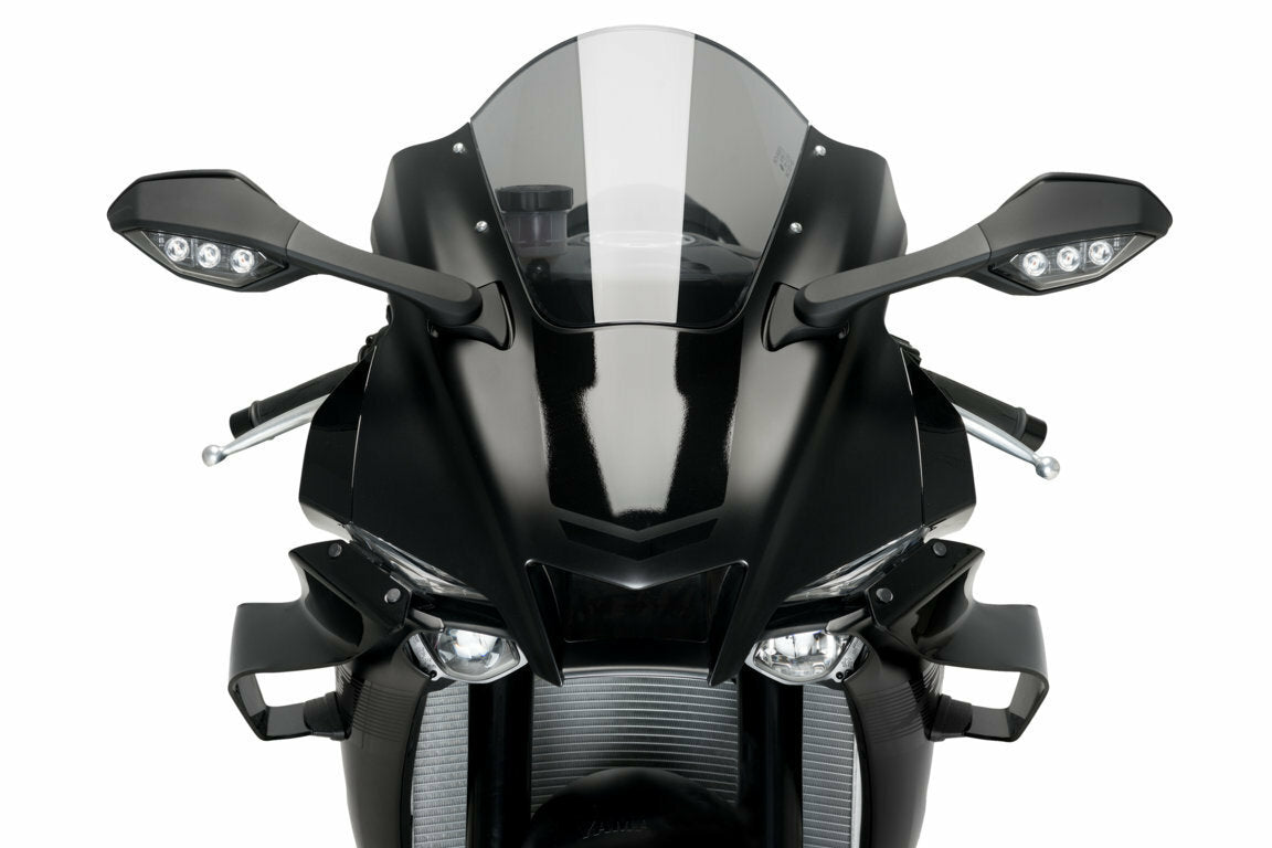 PUIG Front GP Spoiler for Yamaha YZF-R1 Series - Black | Part #20523N