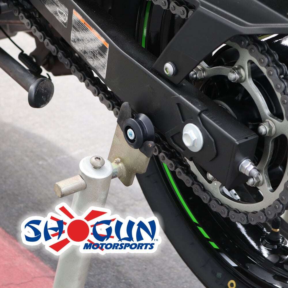 Shogun Motorsports Black Complete Frame Slider Kit for Kawasaki Ninja 400 and Z400 ABS (Part #755-4159)