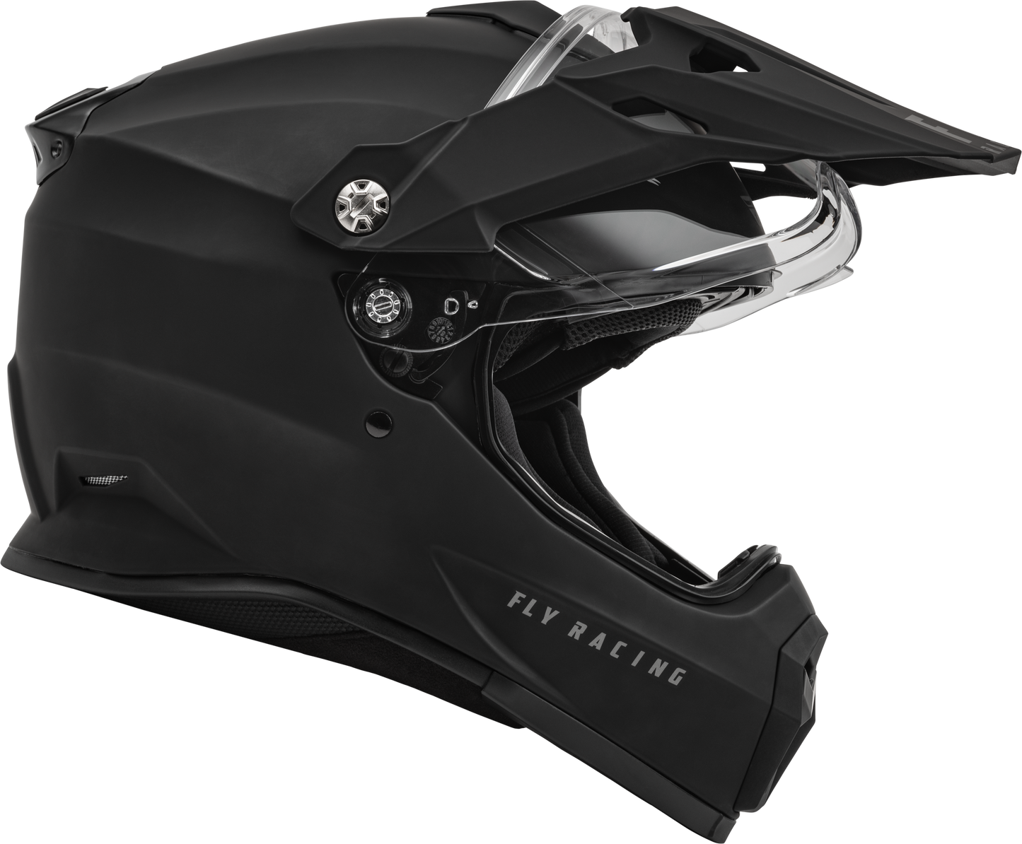 Fly Racing Trekker Solid Helmet Matte Black X-Small – Full-Face Street Motorcycle Helmet with Advanced Safety & Comfort Features
