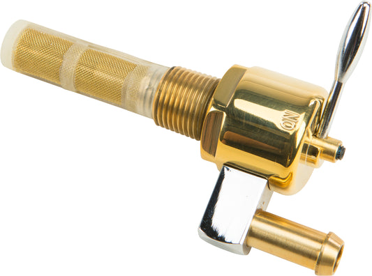 HardDrive Brass Petcock with 3/8 Inch Outlet for V-Twin Engines
