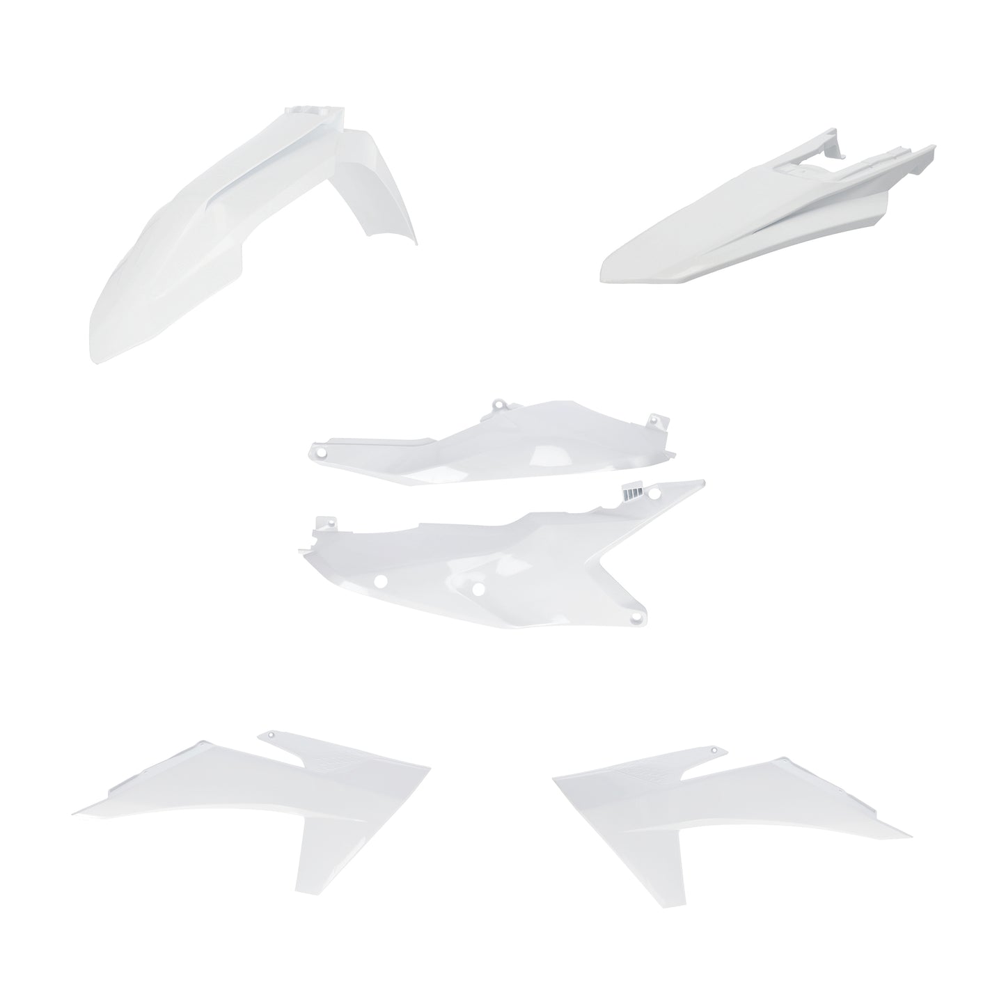ACERBIS Plastic Kit for KTM Offroad Models in White - Part 2986500002