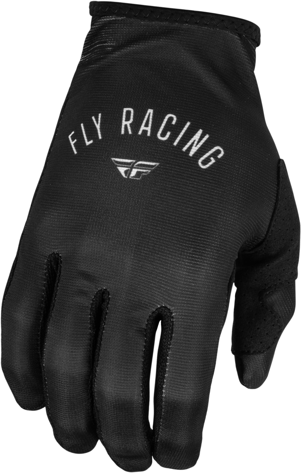 Fly Racing Women's Lite Gloves Black and Light Grey, Medium – Offroad MX Gloves with Touch Screen Compatibility