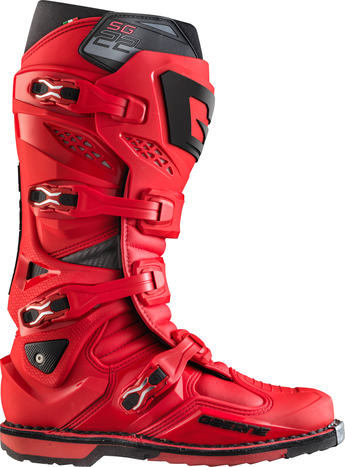 Gaerne SG.22 Offroad Boots for Men - Red, US Size 7
