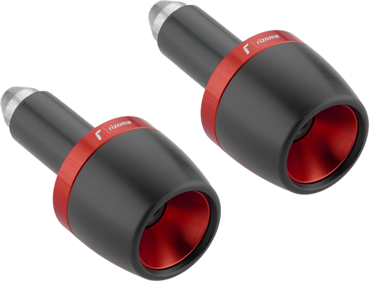 RIZOMA MA532R Red Handlebars with Bar Ends Pair for Street Motorcycles