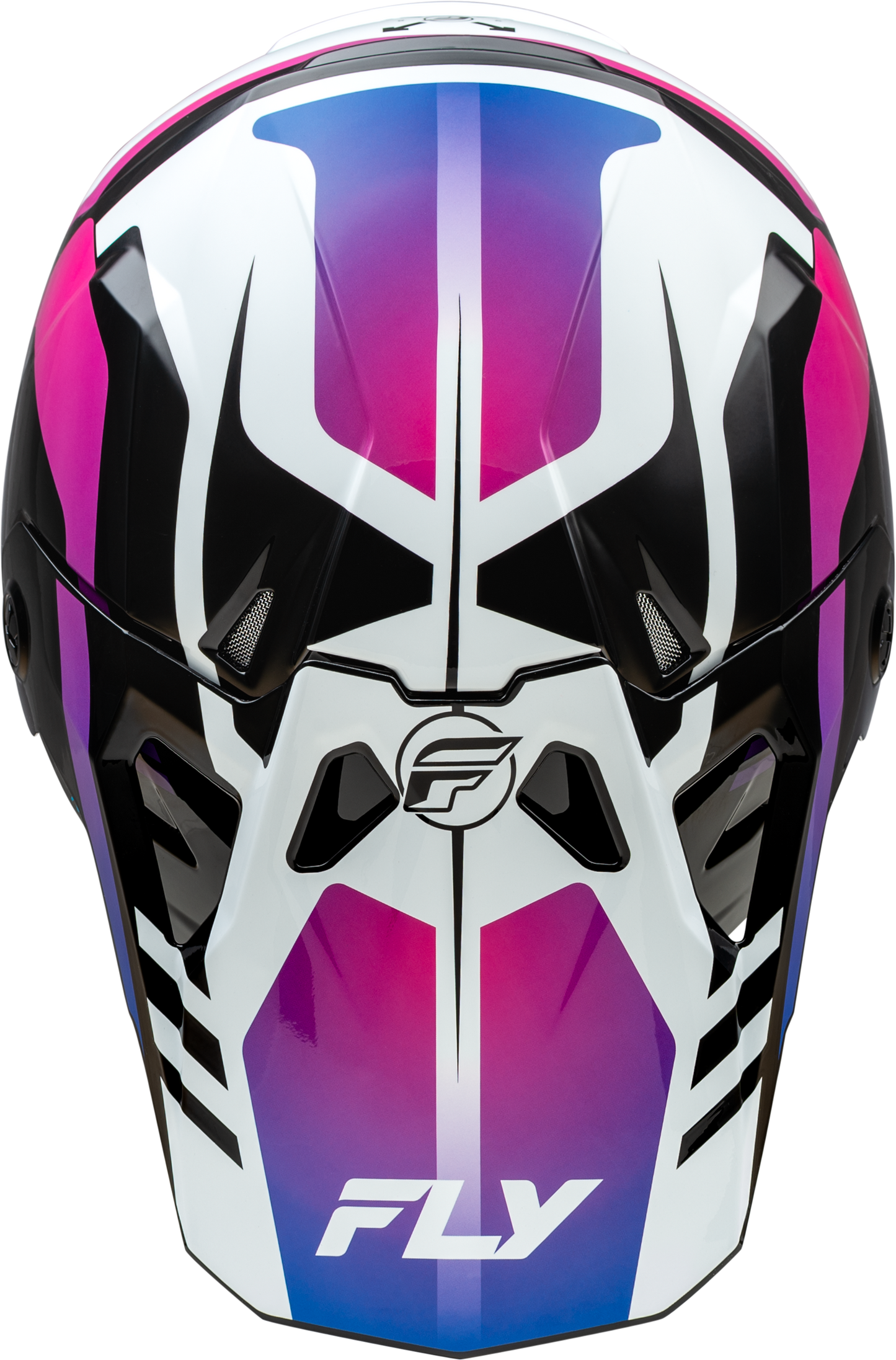 Fly Racing Formula CP Krypton Offroad Full-Face Helmet - X-Large White/Black/Purple