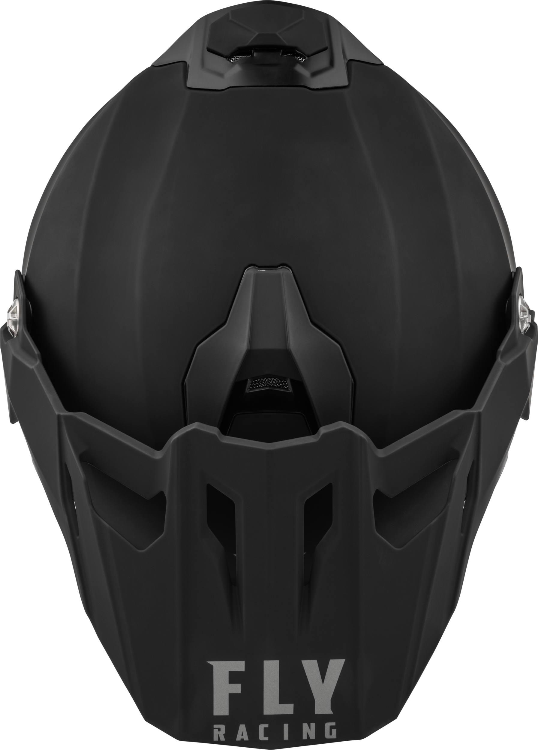 Fly Racing Trekker Solid Helmet Matte Black Large - Full-Face Street Motorcycle Helmet with Anti-Fog Shield