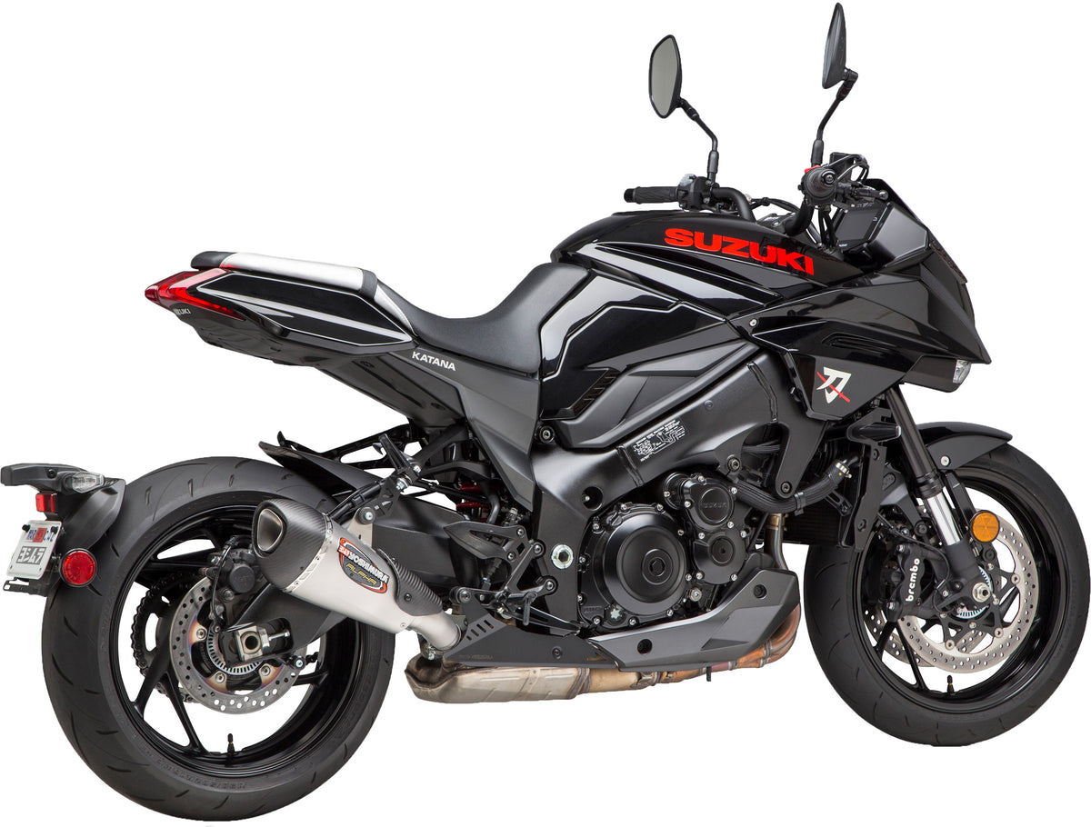 Yoshimura Alpha T Street Slip-On Exhaust for 2020 Suzuki GS1000S Katana