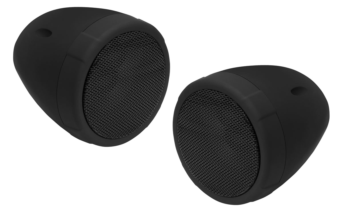 BOSS AUDIO MCBK425BA Chrome 600-Watt Motorcycle and ATV Bluetooth Sound System with Weatherproof Speakers