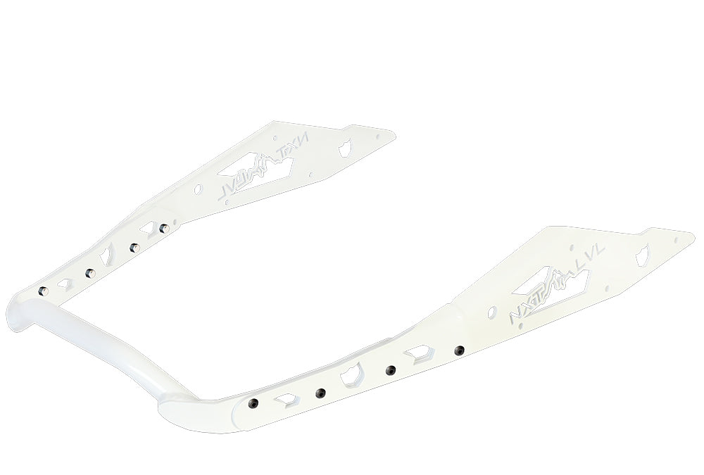 PRO ARMOR NXT Lvl Rear Bumper for Polaris 650 RMK Khaos Matryx 146" - White/Black