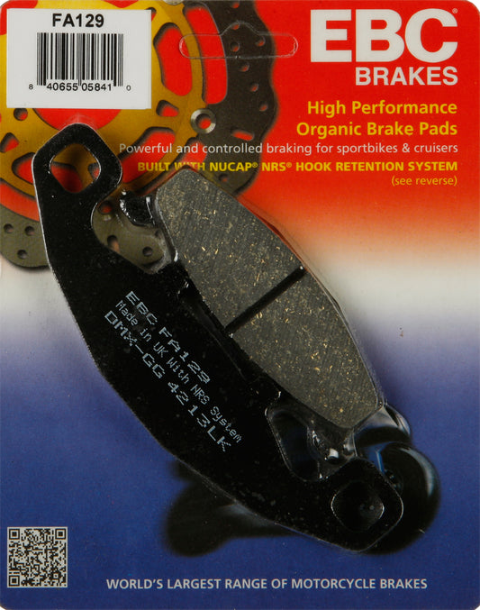 EBC FA129 Brake Pads for Kawasaki Ninja 250R (1988-1997) – Street Performance