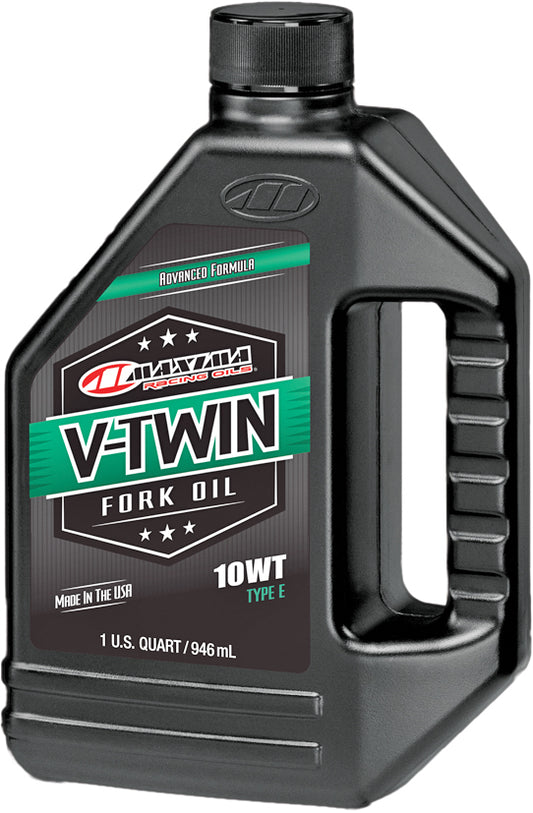 Maxima V Twin Type E Fork Oil 10W - 32 oz. for Harley-Davidson V-Twin Fork Systems