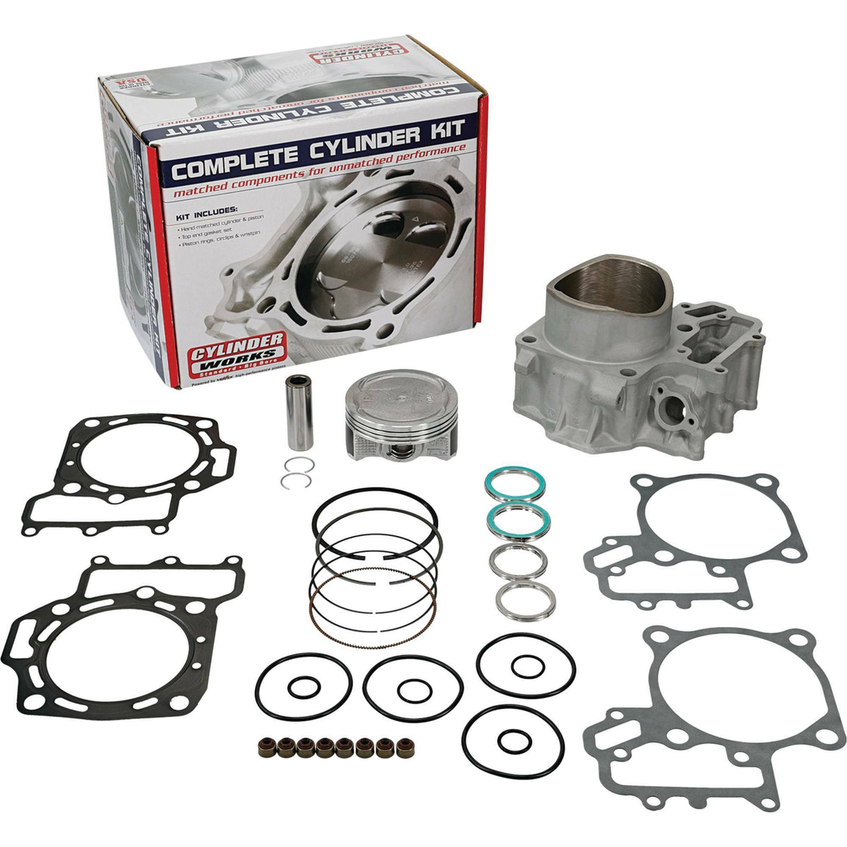 Cylinder Works CW30014K Complete Piston and Cylinder Kit for Kawasaki KRF 800 Teryx ATV/UTV