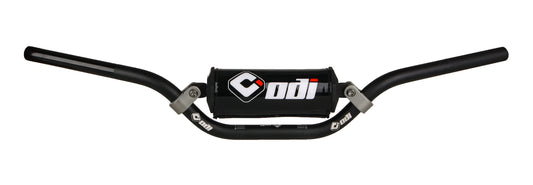 ODI Pee Wee 7/8 inch Offroad Handlebars - Black with Clamped Cross Brace and Bar Pad