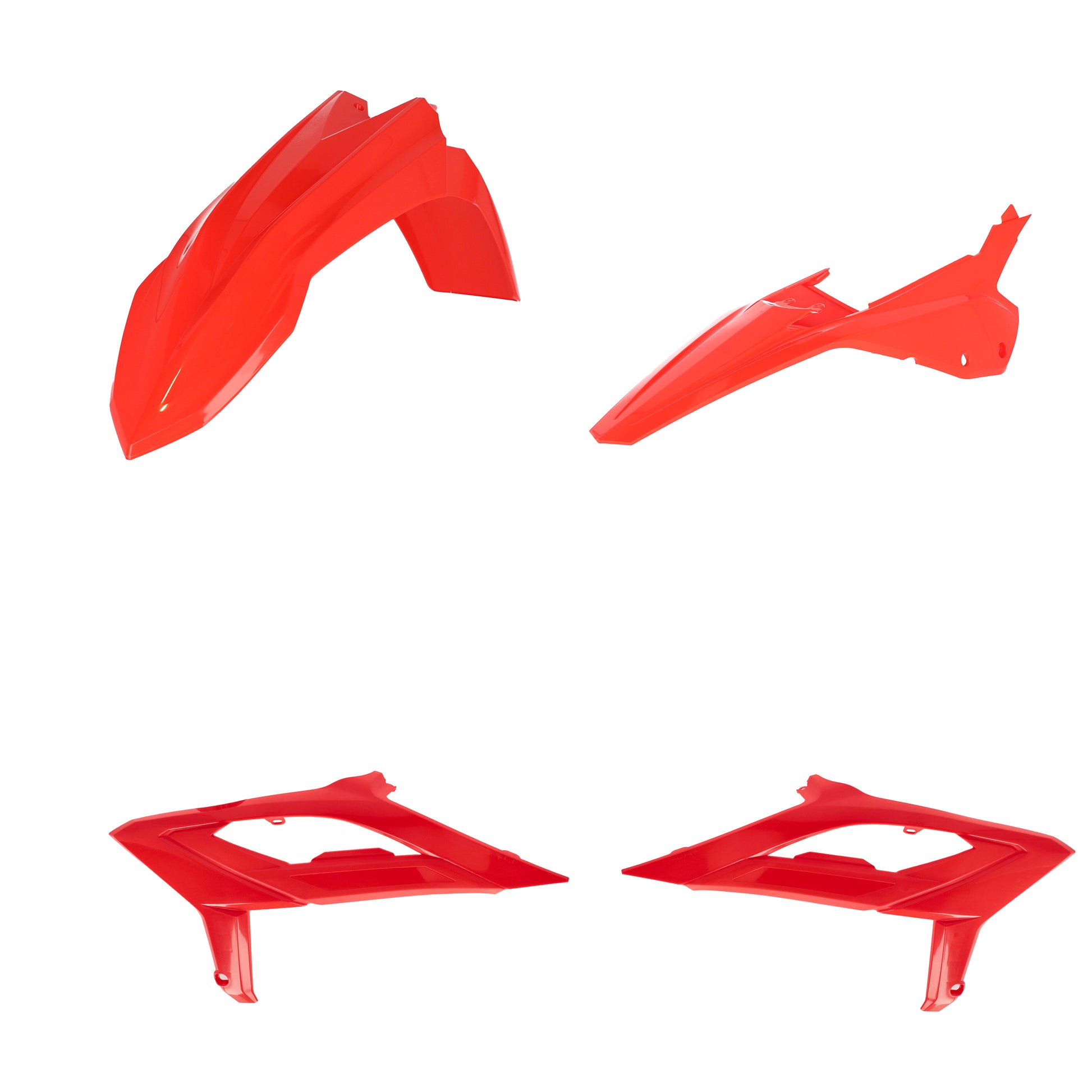 ACERBIS Plastic Kit for Beta 300 RX 2023-2024 Offroad Motorcycle - Red