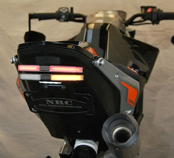 NEW RAGE CYCLES KTM 890 Duke Fender Eliminator Kit with LED Tail Light - Part Number 890-FE-T