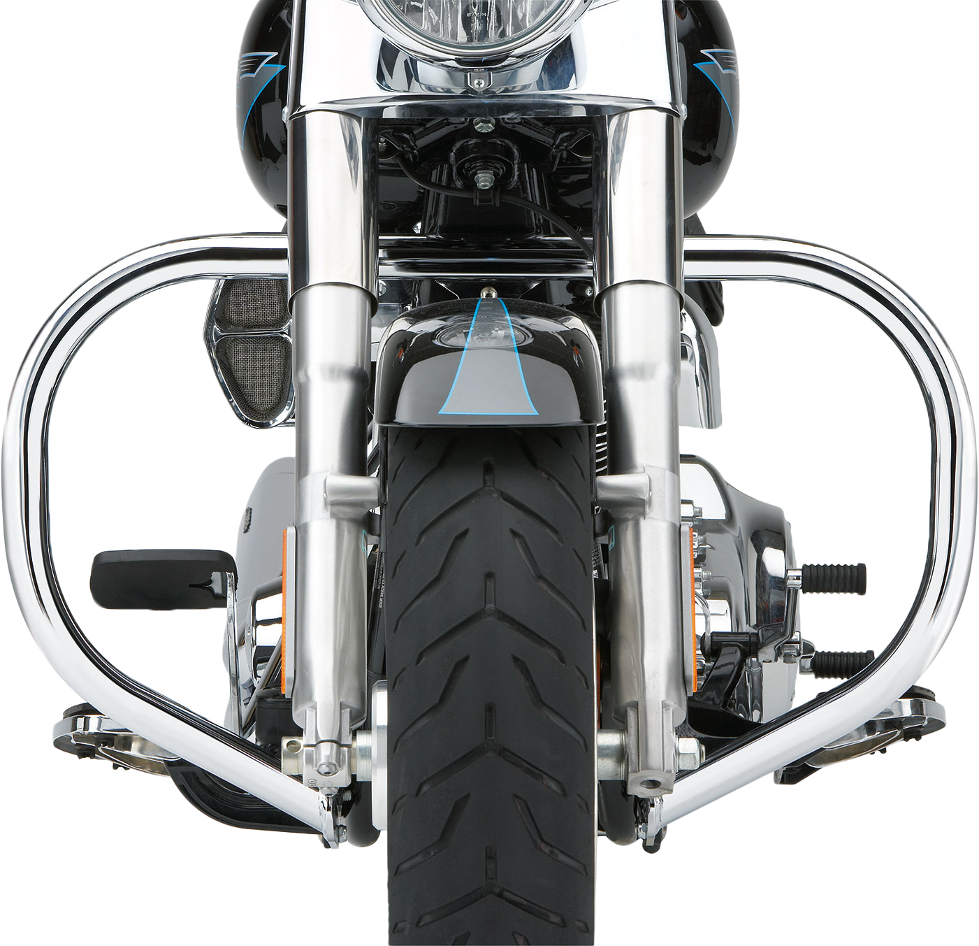 COBRA Fatty Freeway Bars 1.5-inch Chrome for V-Twin Motorcycles