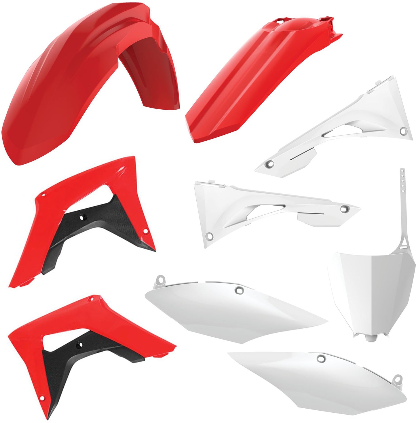 Polisport Plastic Body Kit for Honda CRF450RX and CRF250RX (Part Number 91331)