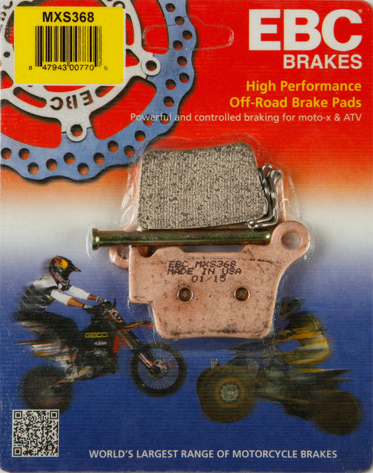 EBC MXS368 Moto X Race Brake Pads for Harley-Davidson, Husqvarna, KTM - Street Performance