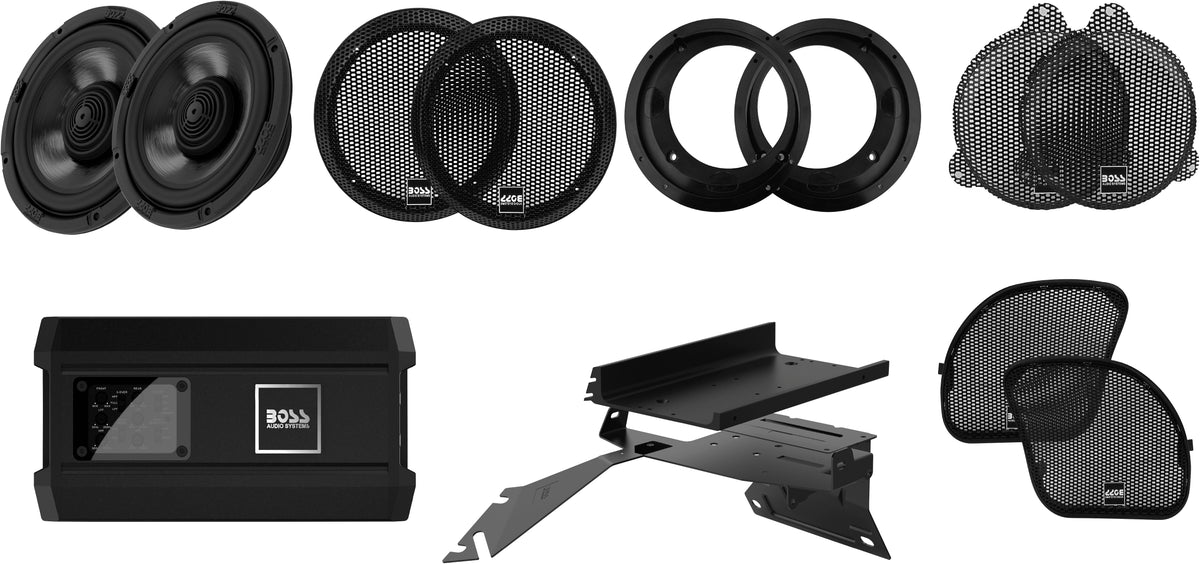 BOSS AUDIO Front Audio Kit for Harley Davidson Road Glide & Street Glide - Part BHD3F