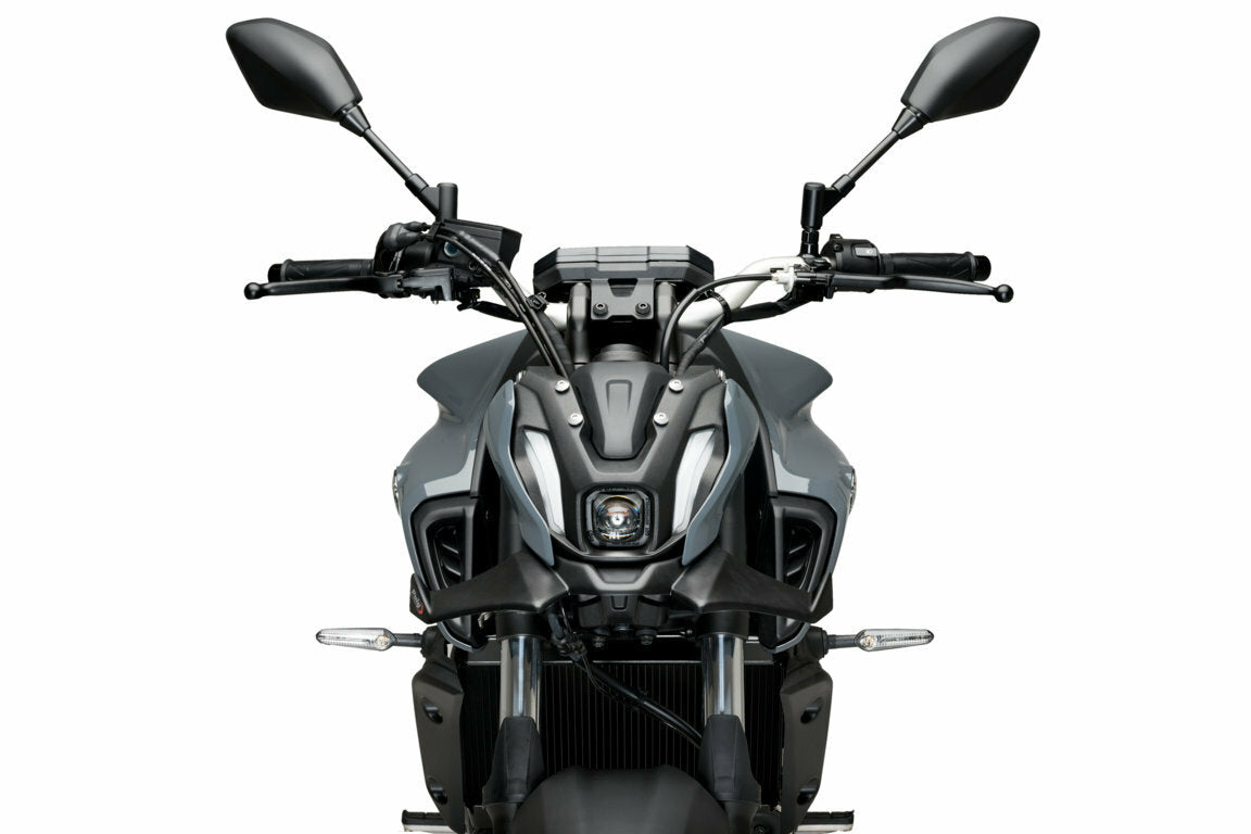 PUIG Downforce Front Spoiler for Yamaha MT-07 - Black, Part Number 21129J